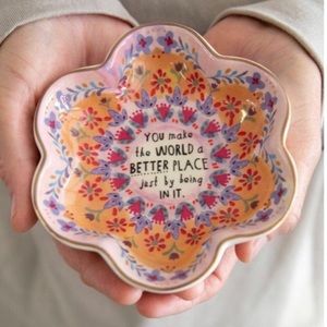 Floral Trinket Dish